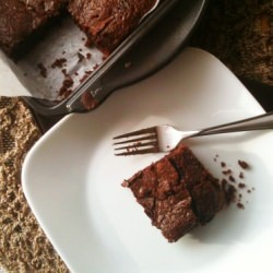 Decadent Red Wine Brownies