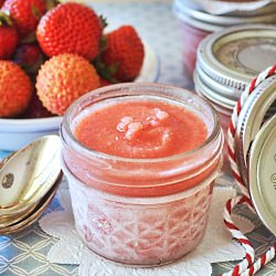 Strawberry Lychee Sorbet