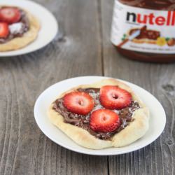 Nutella pizzas