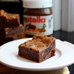 Gooey Nutella Butter Cake