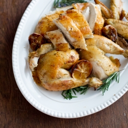 Meyer Lemon  Herb Roast Chicken