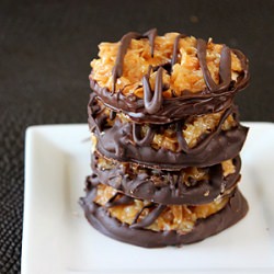 Homemade Girl Scout Samoa Cookie