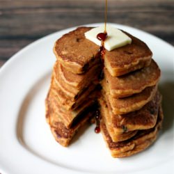 Healthier Carrot Cake Pancakes