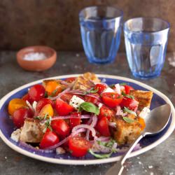 Panzanella Caprese Salad