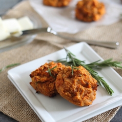 Sweet Potato Bacon Biscuits