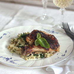 Grilled Basil Chicken