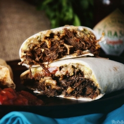 Slow Cooker Burritos