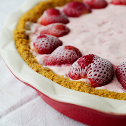 Frozen Strawberry Pie