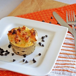 Coconut Cappuccino Cheese Muffins