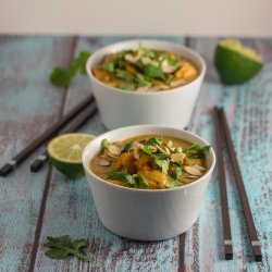 Pumpkin Coconut Chicken Curry