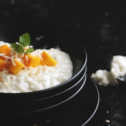 Mango Coconut Rice Pudding