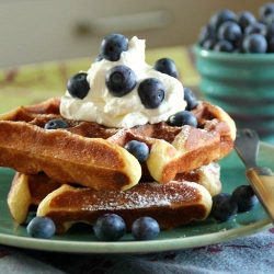 French Yeast-Raised Waffles