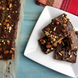 Oats ‘n’ Toffee Chocolate Squares