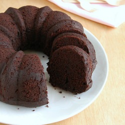 Chocolate Whiskey Bundt Cake