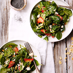 Strawberry Spinach Salad