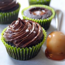 Chocolate-Salted Caramel Cupcakes