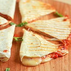 Four-Cheese Pizza Quesadillas