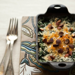 Almond Milk Creamed Spinach