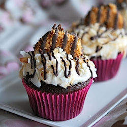 Samoa Cupcakes