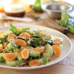 Lime, Basil, and Mandarin Salad