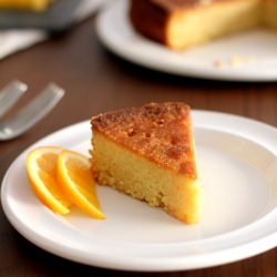 Orange and Honey Polenta Cake