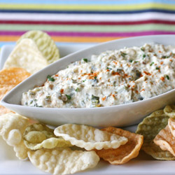 Roasted Poblano Onion Dip