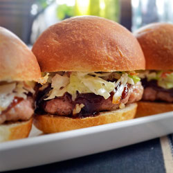 Pork Sliders with Coleslaw