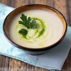 Parsnip and Celery Root Soup