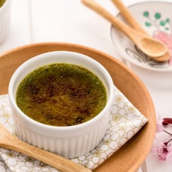 Green Tea Crème Brûlée