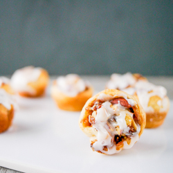 Mini Almond & Raisin Cinnamon Rolls