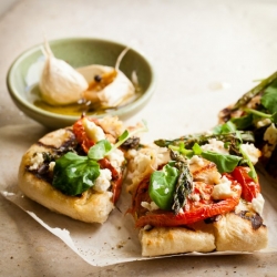 Grilled Chicken Flatbread