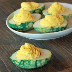 Green (Deviled) Eggs and (No) Ham