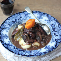 Sous Vide Beef Bourguignon