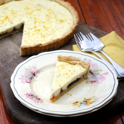 Lemon Ricotta and Orange Tart