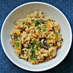 Butternut Squash & Mushroom Risotto