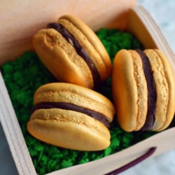 Gold Macarons