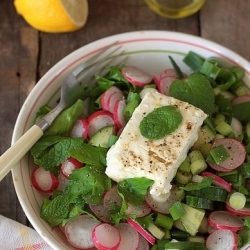 Radish Feta Salad