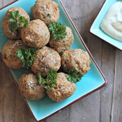 Deep Fried Matzo Balls & Wasabi