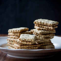 Savory Oat Crackers