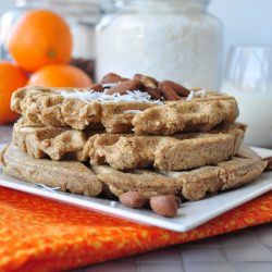 Almond Joy Waffles