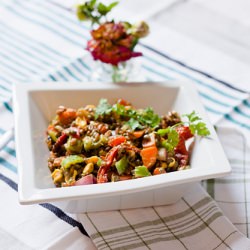 Farro and Lentil Salad