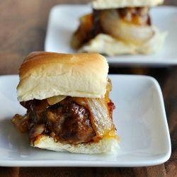 BBQ Meatball Sliders