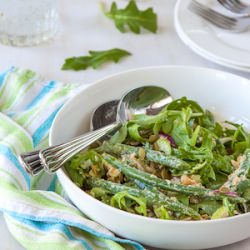 Green Bean Salad with Miso Dressing