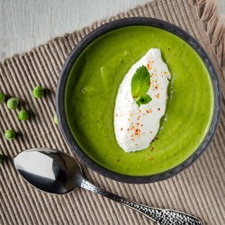 Green Peas and Mint Velouté