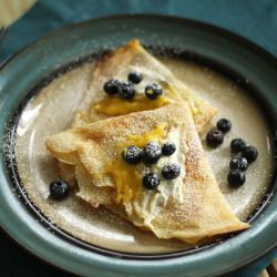 Lemon Curd Crepes