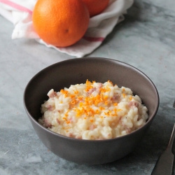 Orange and Sausage Rice