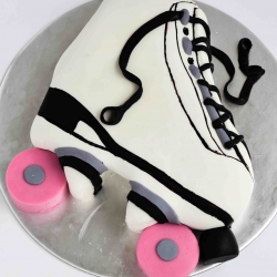 Roller Skate Birthday Cake