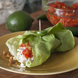 Jalapeno Chicken Salad Wraps