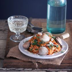 Clams with Fennel and Italian Sausage