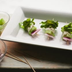 Greek Salad Skewers